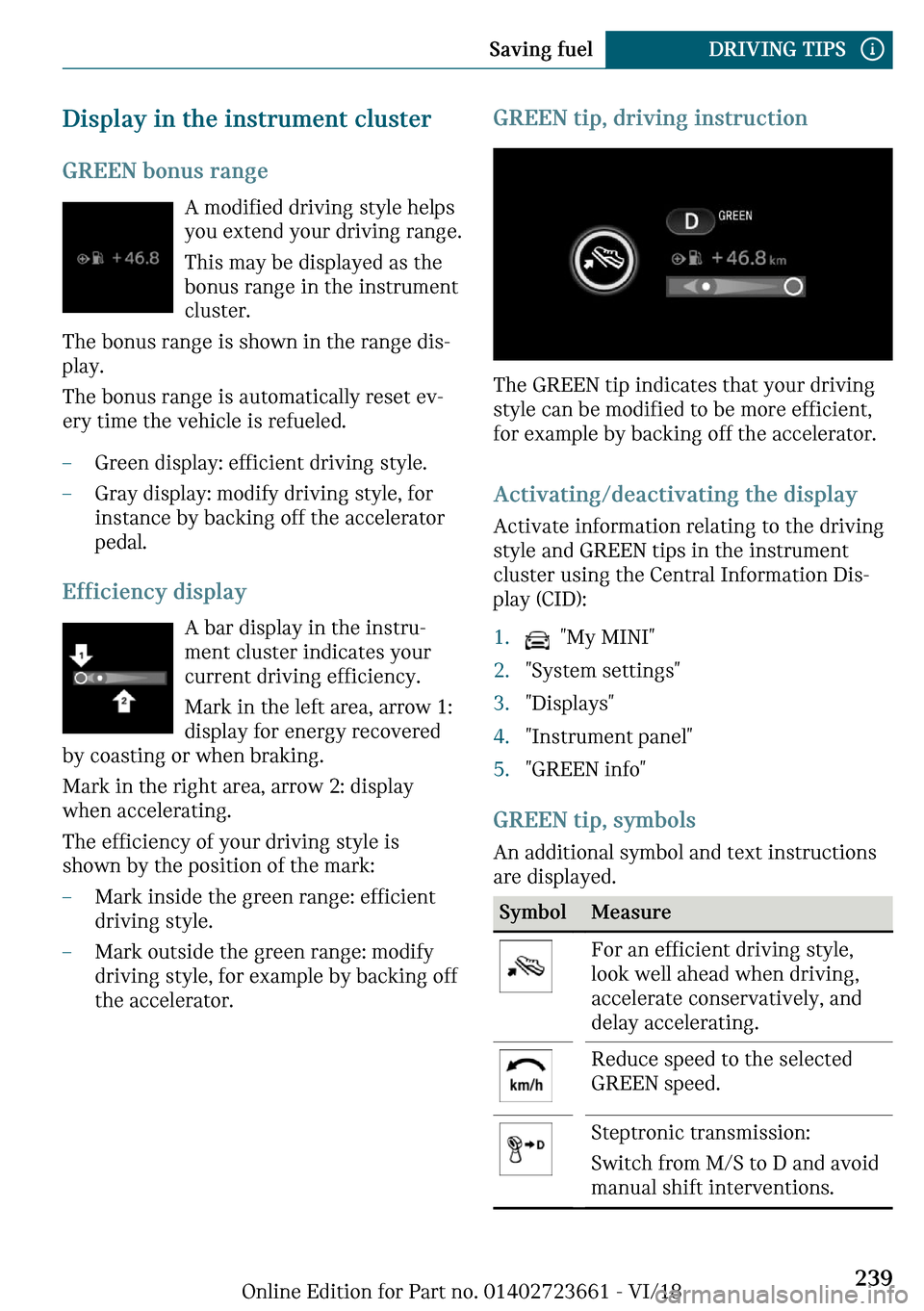 MINI Clubman 2019  Owners Manual ��