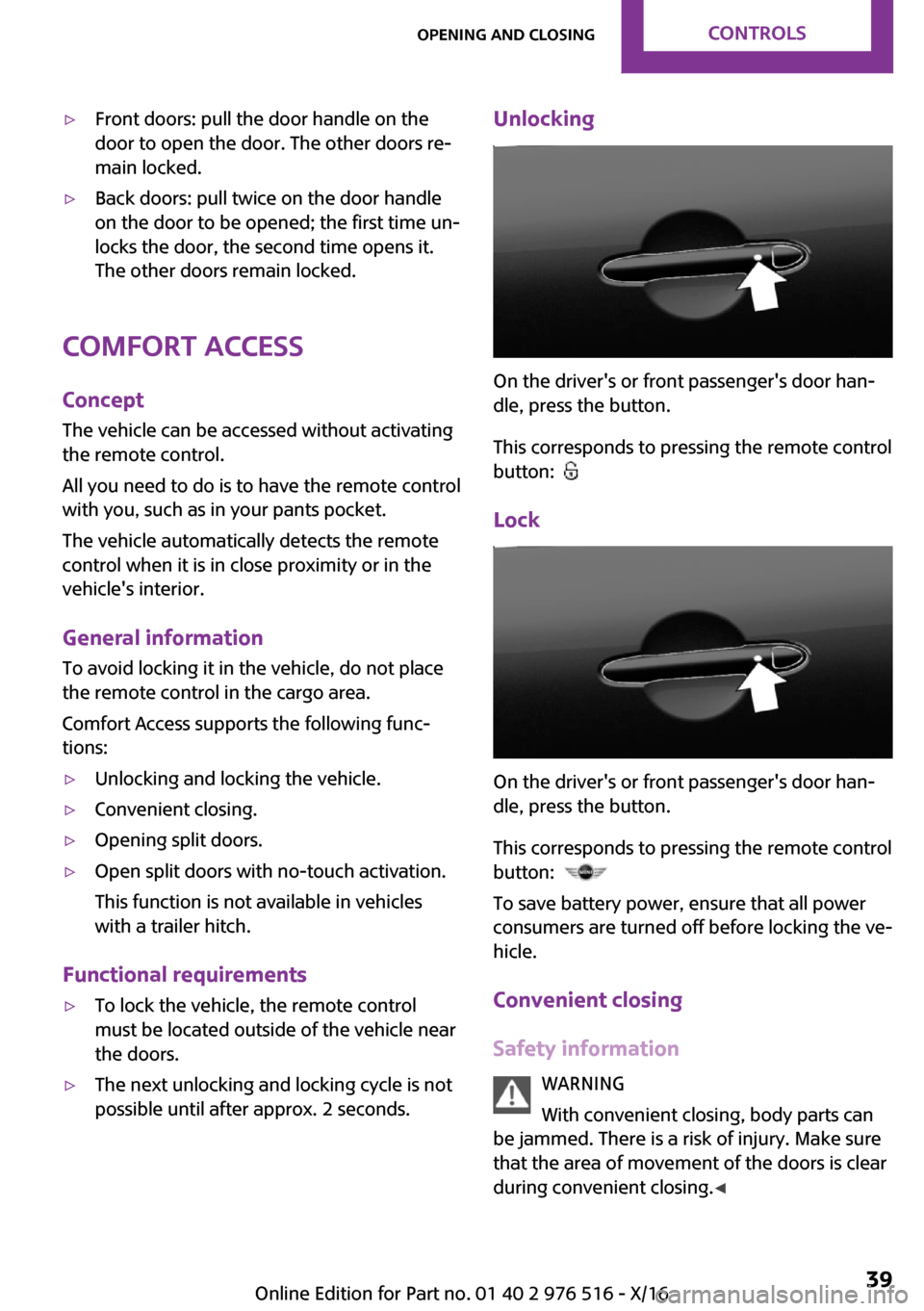 MINI Clubman 2017 Owners Guide 