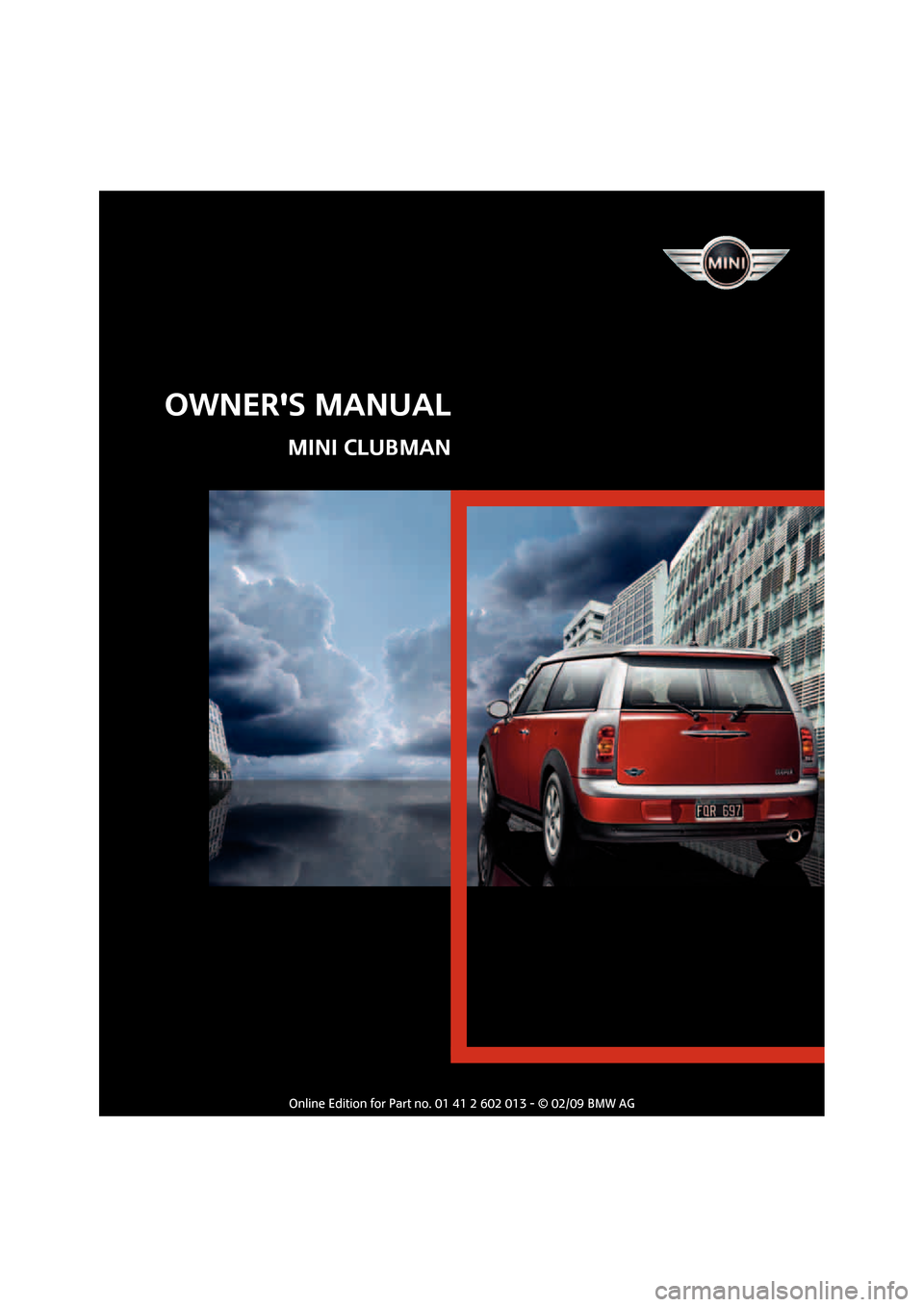 MINI Clubman 2009  Owners Manual 