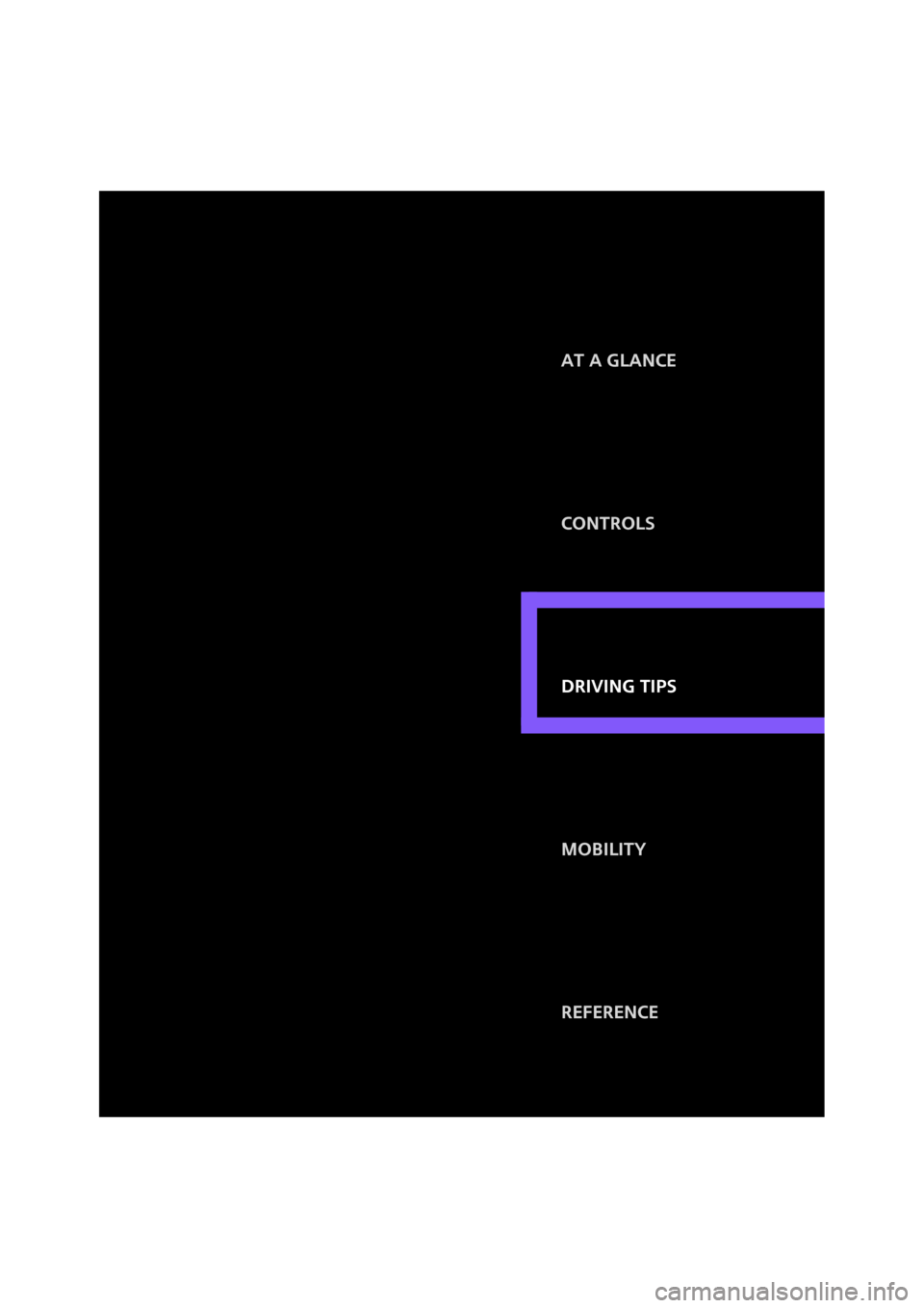 MINI Clubman 2008 Manual Online At a glance
Controls
Driving tips
Mobility
Reference Driving tips 