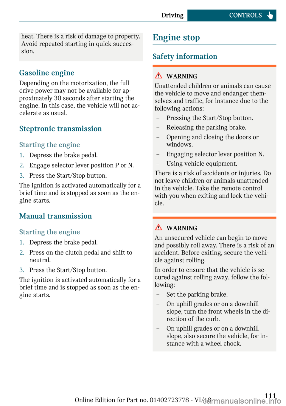 MINI Convertible 2019  Owners Manual �