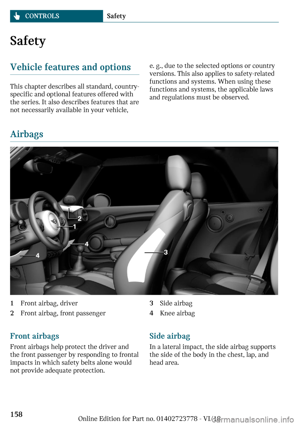 MINI Convertible 2019  Owners Manual �d�