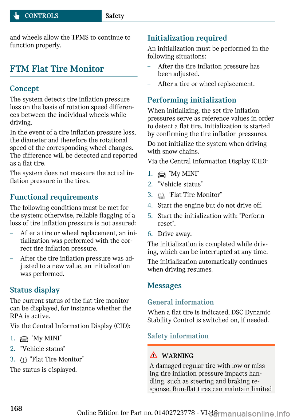 MINI Convertible 2019  Owners Manual �