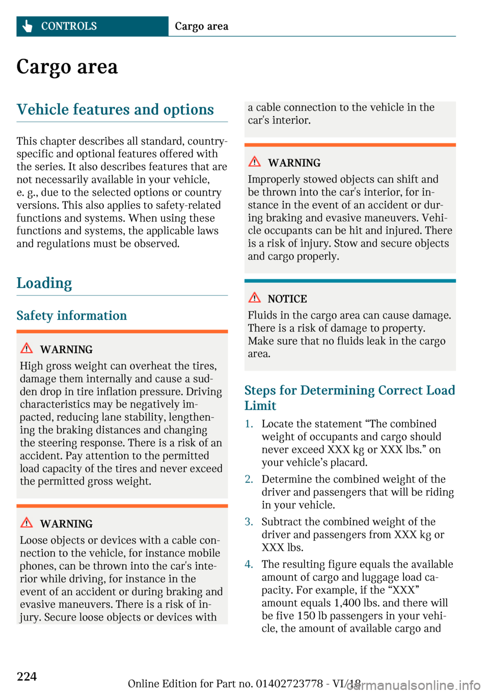 MINI Convertible 2019  Owners Manual �C�