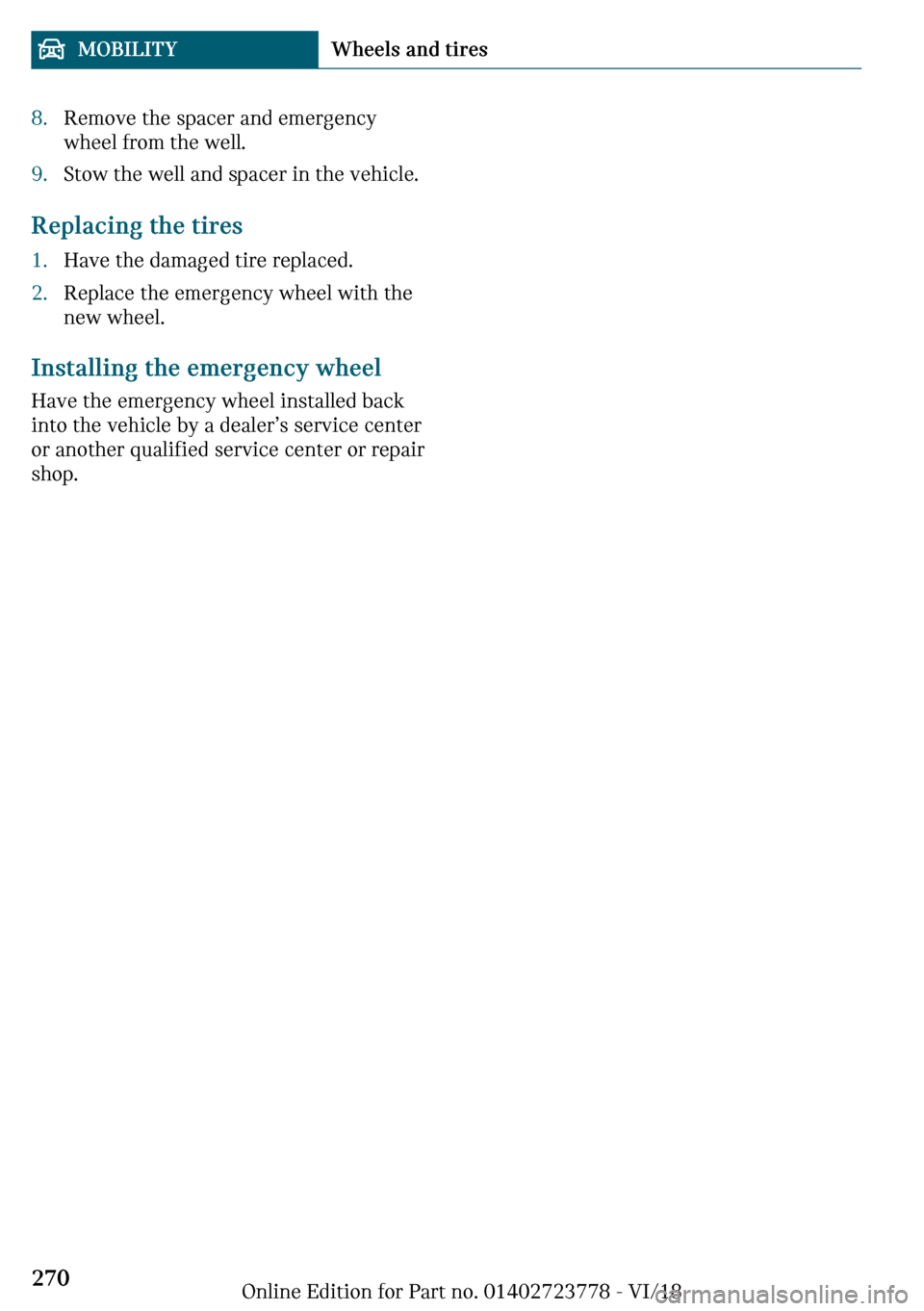 MINI Convertible 2019  Owners Manual "c�`�