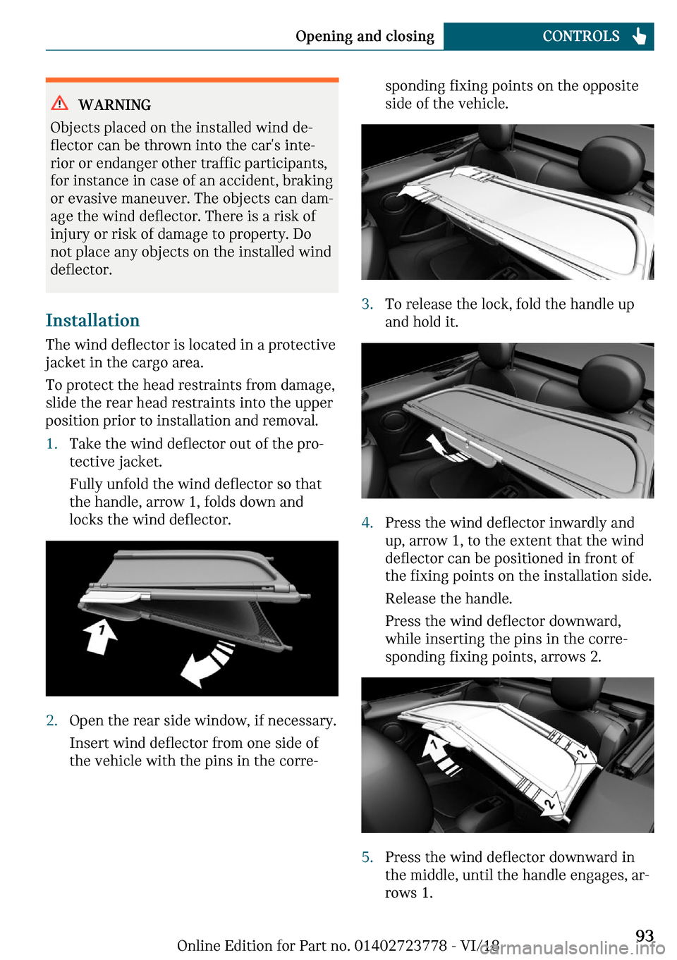 MINI Convertible 2019 Owners Manual �W��`�N�-�N�G
�O�b�