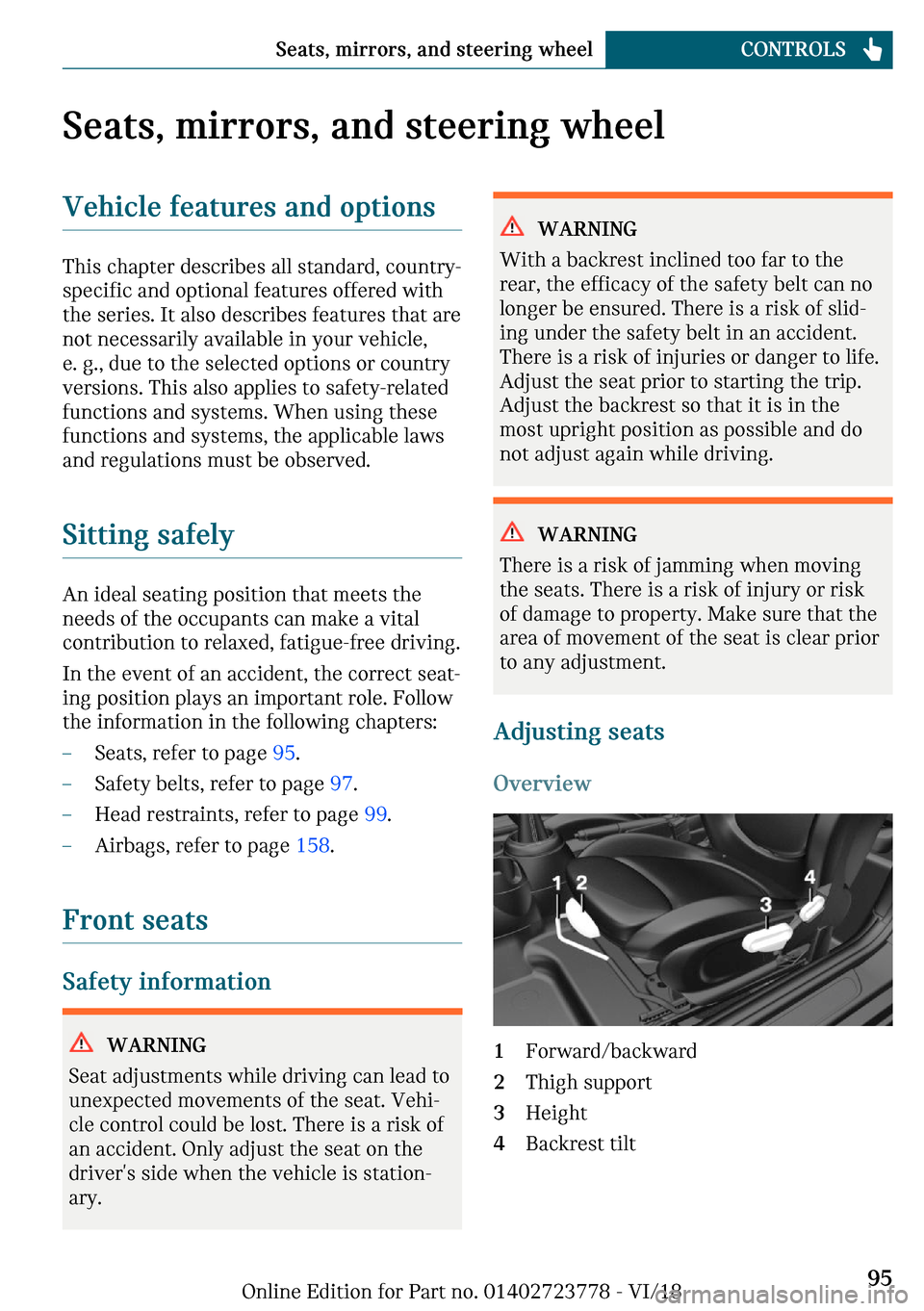 MINI Convertible 2019 Owners Manual �d�