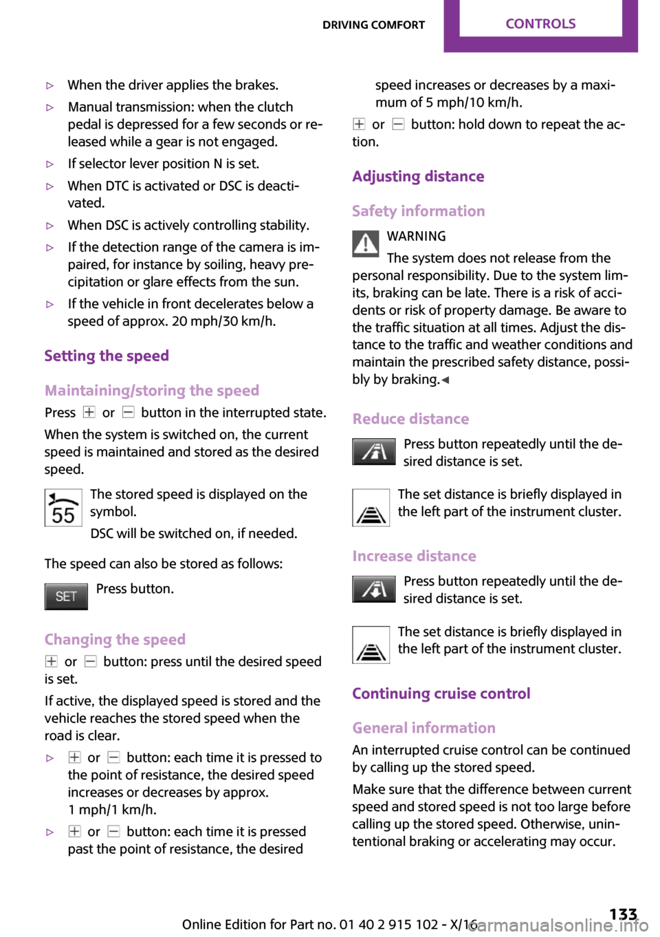 MINI Convertible 2017  Owners Manual 