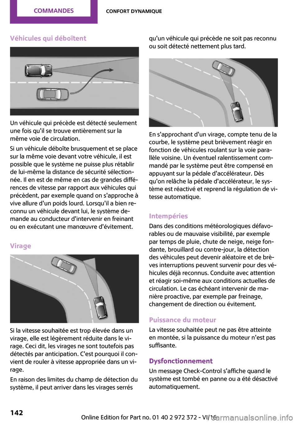 MINI Convertible 2016  Manuel du propriétaire (in French) �V�é�h�i�c�u�l�e�s��q�u�i��d�é�b�o�