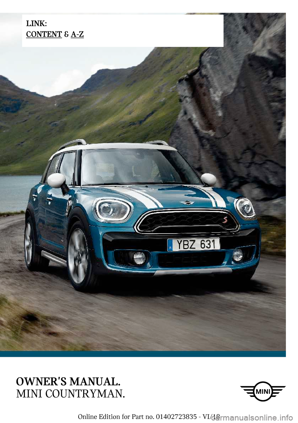 MINI Countryman 2019  Owners Manual �O�W�N��`