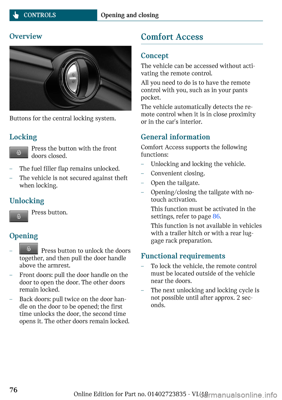 MINI Countryman 2019 Manual PDF �O	�