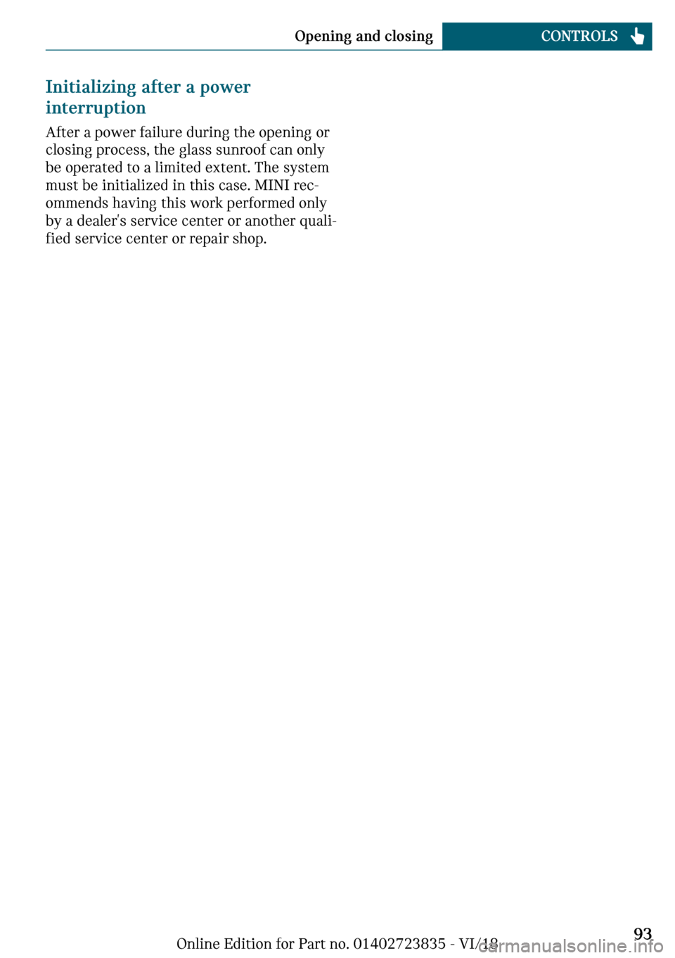 MINI Countryman 2019 Owners Manual �-�n�