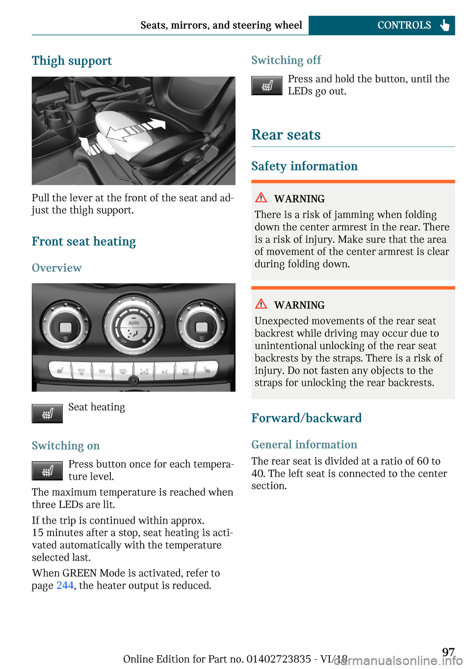 MINI Countryman 2019 Owners Manual �m�