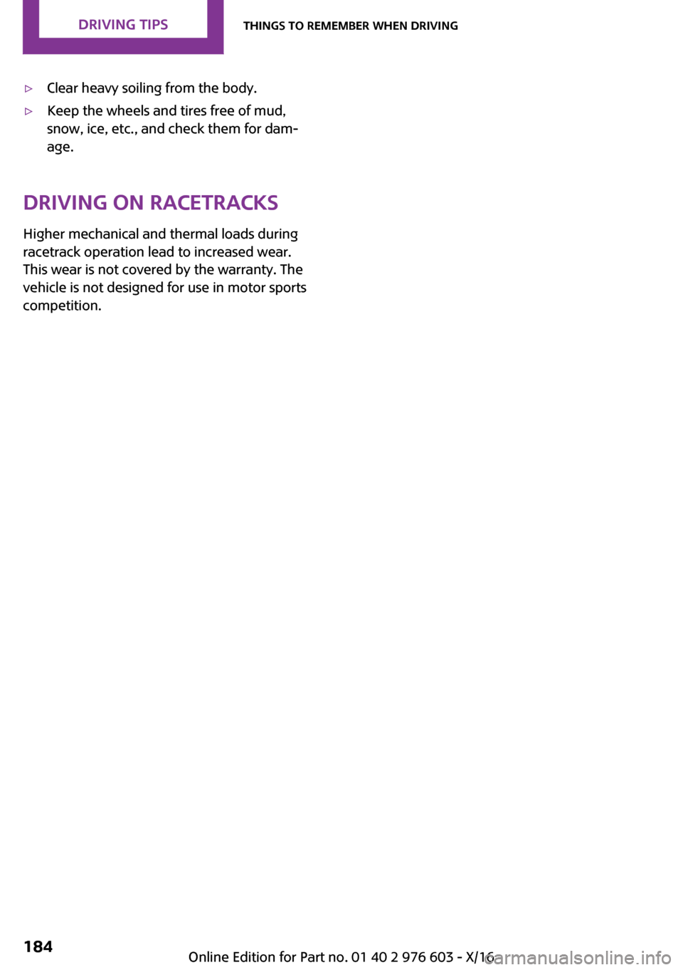MINI Countryman 2017  Owners Manual 