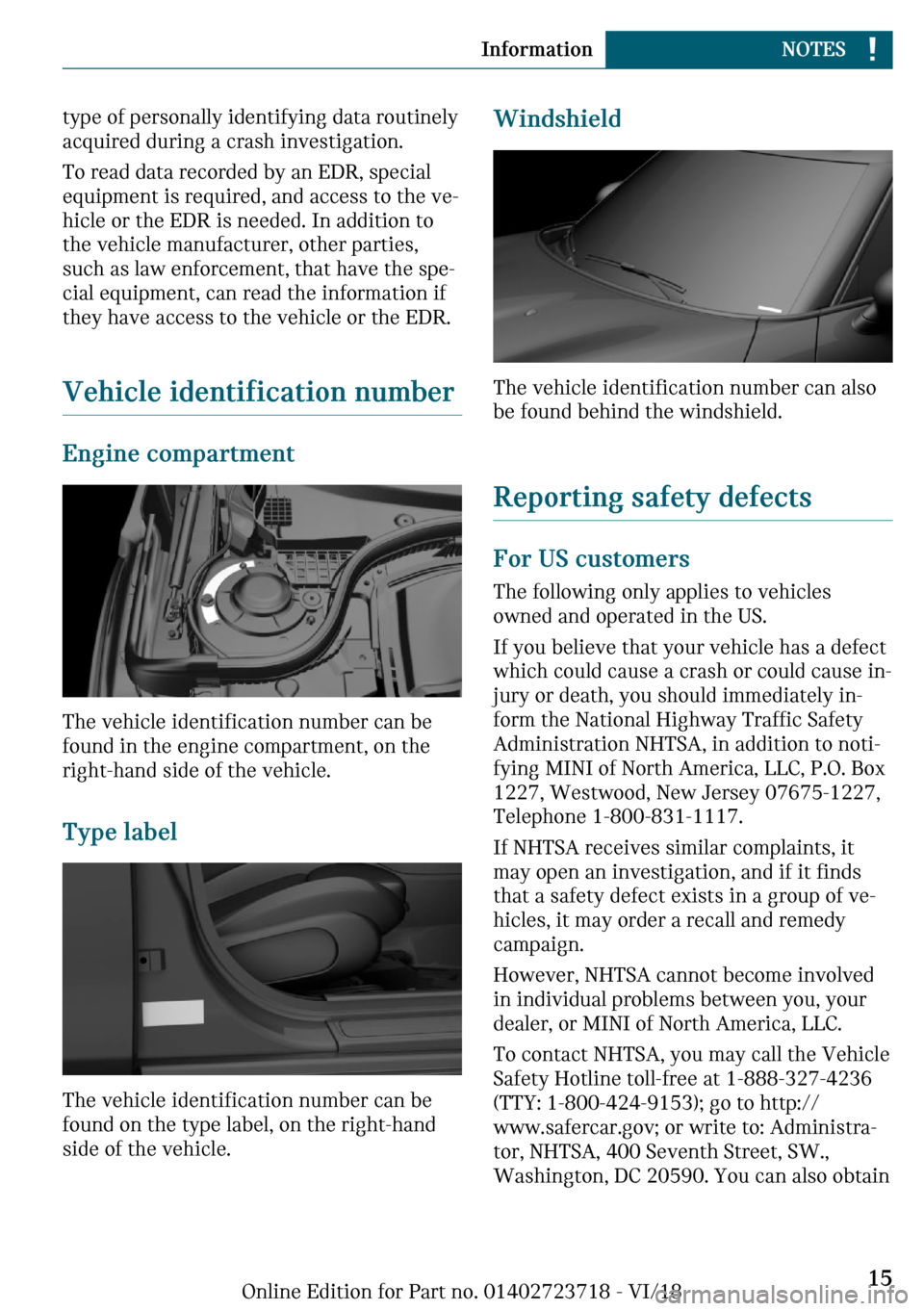 MINI Hardtop 2 Door 2019 User Guide �