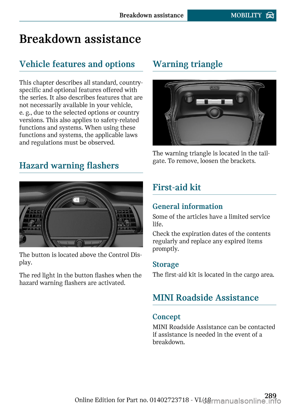 MINI Hardtop 2 Door 2019  Owners Manual �B�r�