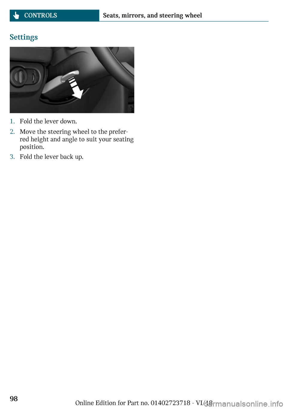 MINI Hardtop 2 Door 2019 Owners Manual �d�