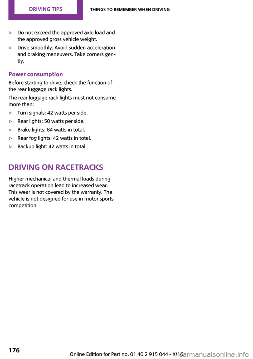 MINI Hardtop 2 Door 2017  Owners Manual 