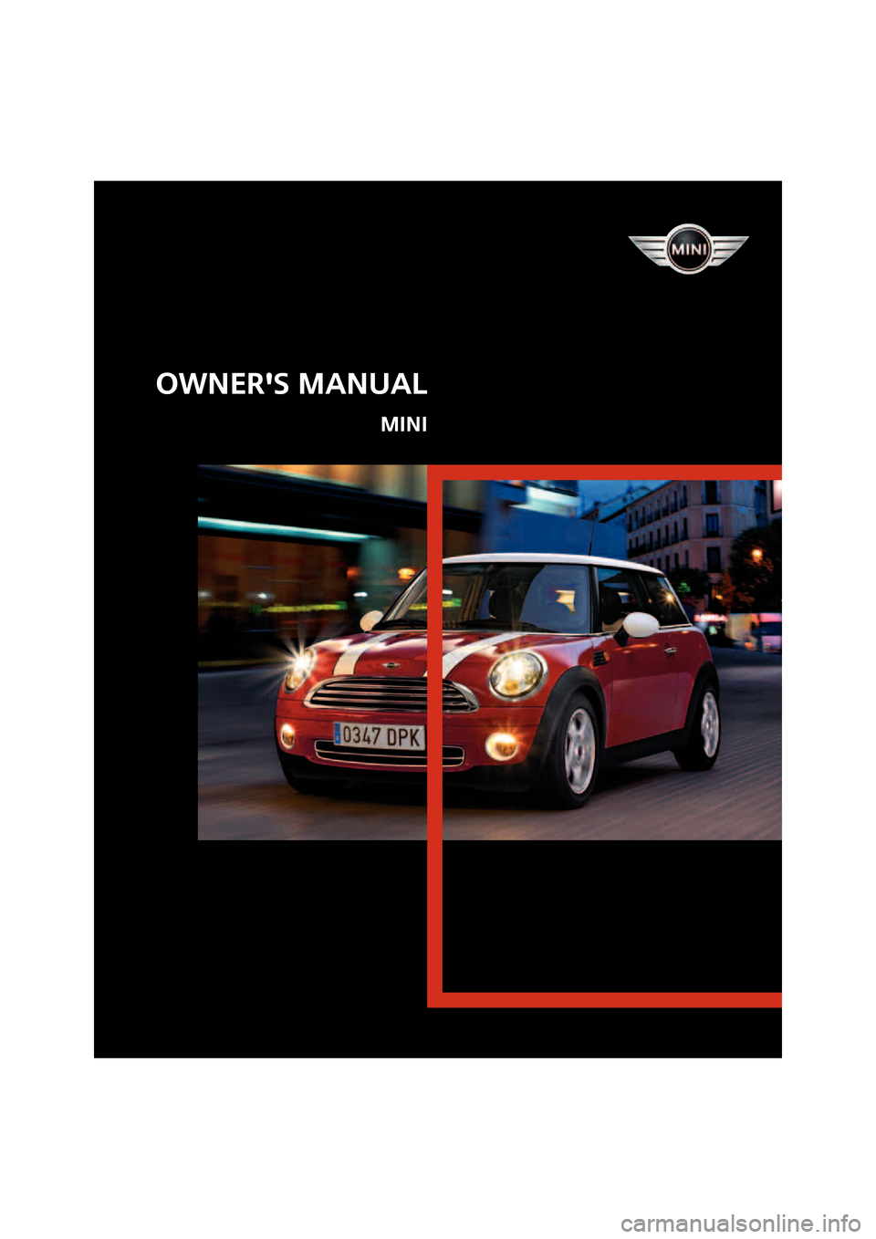 MINI Hardtop 2 Door 2007  Owners Manual 