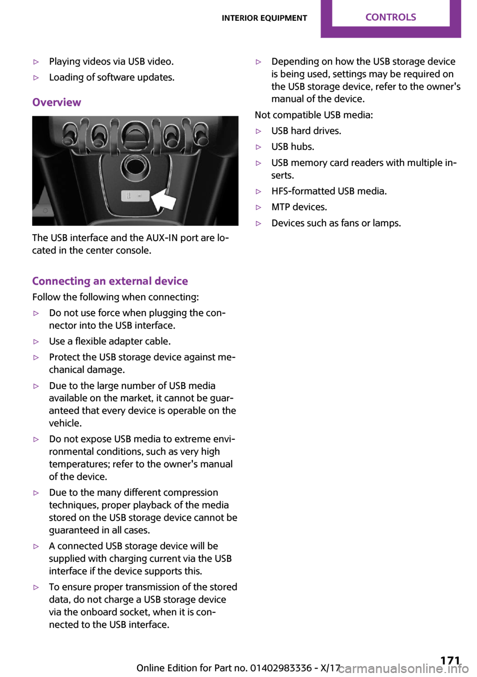 MINI Hardtop 4 Door 2018  Owners Manual 