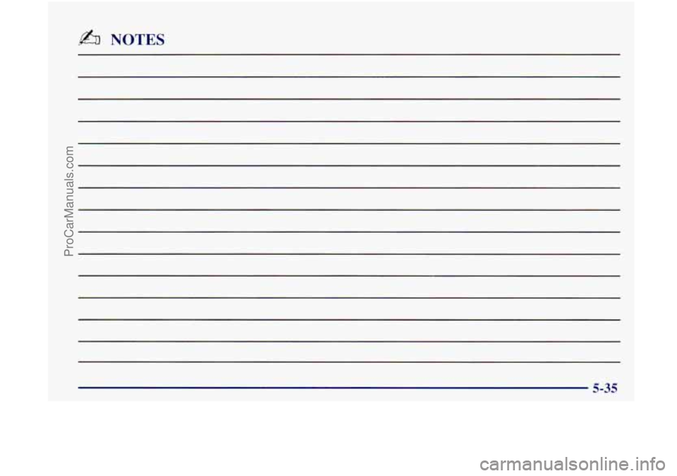 OLDSMOBILE BRAVADA 1998  Owners Manual fi NOTES 
5-35 
ProCarManuals.com 