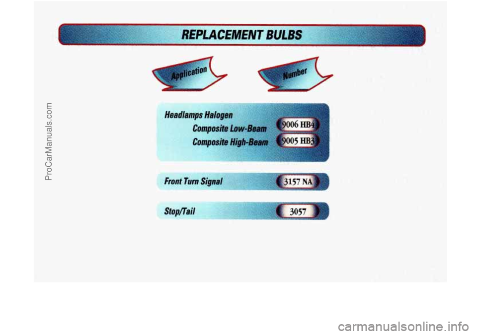 OLDSMOBILE BRAVADA 1998  Owners Manual .. . 
ProCarManuals.com 