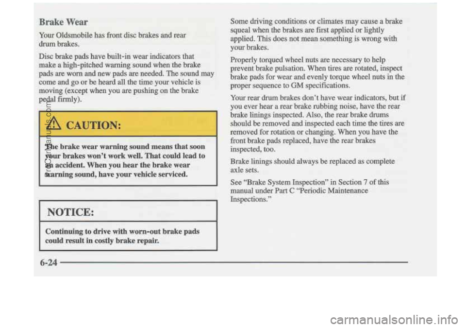 OLDSMOBILE CUTLASS 1997 Owners Manual ProCarManuals.com OLDSMOBILE CUTLASS 1997 Owners Manual ProCarManuals.com
