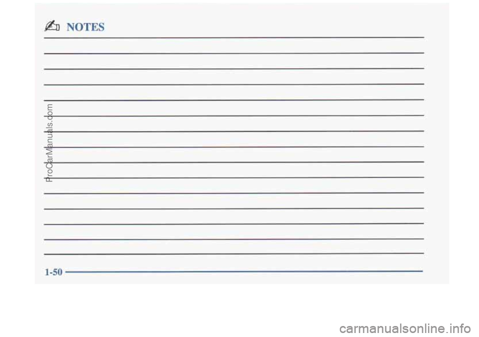OLDSMOBILE CUTLASS 1997 Workshop Manual 1-50 
ProCarManuals.com 