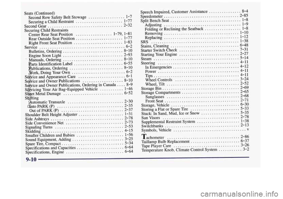 OLDSMOBILE SILHOUETTE 1998 Owners Manual ProCarManuals.com OLDSMOBILE SILHOUETTE 1998 Owners Manual ProCarManuals.com