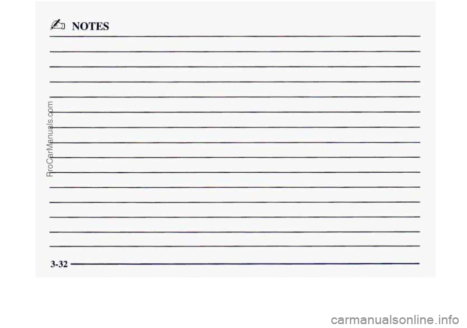 OLDSMOBILE SILHOUETTE 1997 Owners Manual fi NOTES
3-32
ProCarManuals.com OLDSMOBILE SILHOUETTE 1997 Owners Manual fi NOTES
3-32
ProCarManuals.com