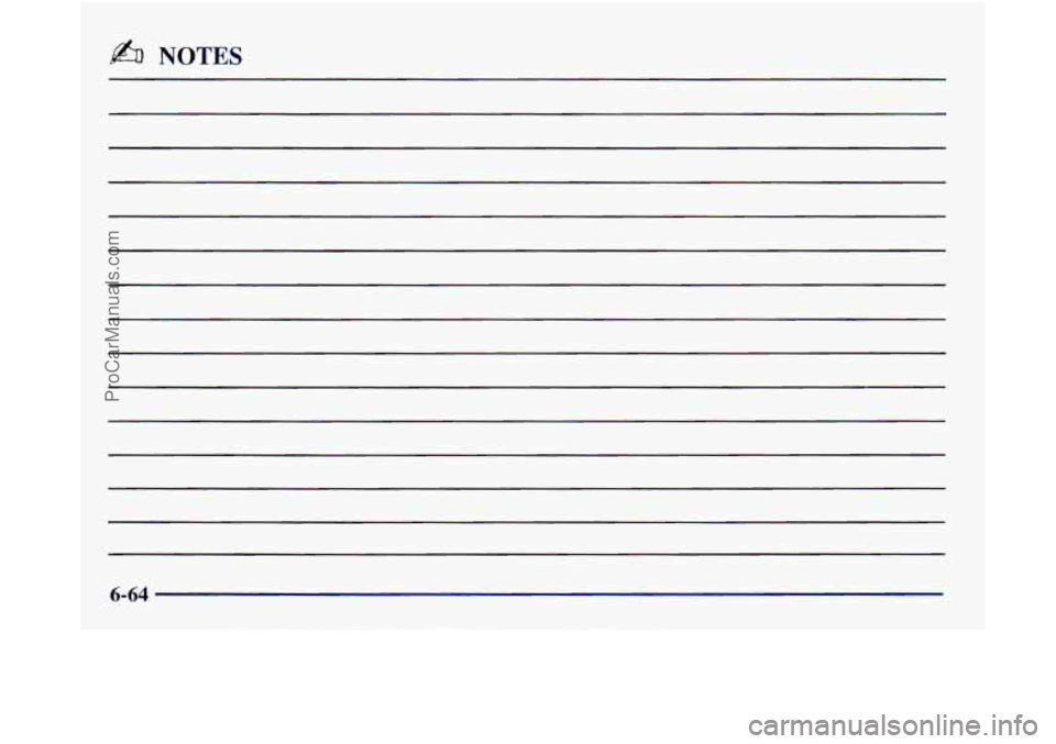 OLDSMOBILE SILHOUETTE 1997 Owners Manual @b NOTES
6-64
ProCarManuals.com OLDSMOBILE SILHOUETTE 1997 Owners Manual @b NOTES
6-64
ProCarManuals.com