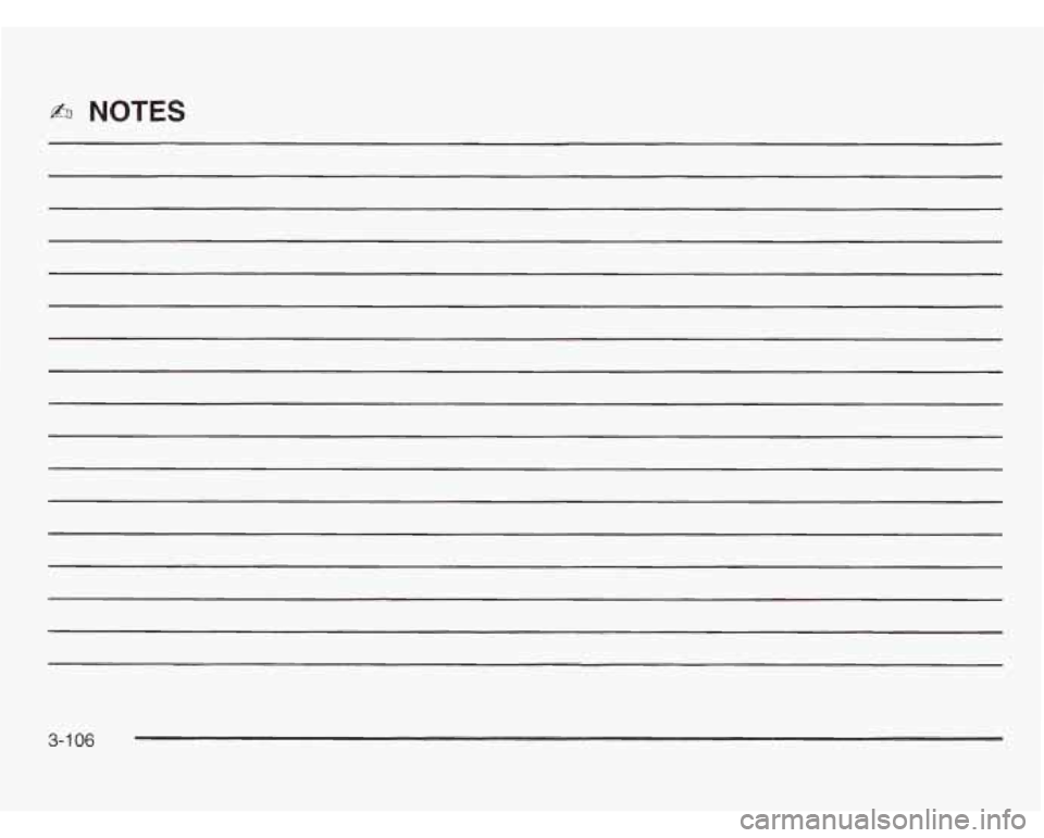 OLDSMOBILE SILHOUETTE 2003 Owners Manual b NOTES
3-1 06 OLDSMOBILE SILHOUETTE 2003 Owners Manual b NOTES
3-1 06