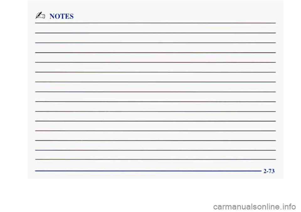 Oldsmobile Achieva 1997 Owners Manuals fi NOTES Oldsmobile Achieva 1997 Owners Manuals fi NOTES
