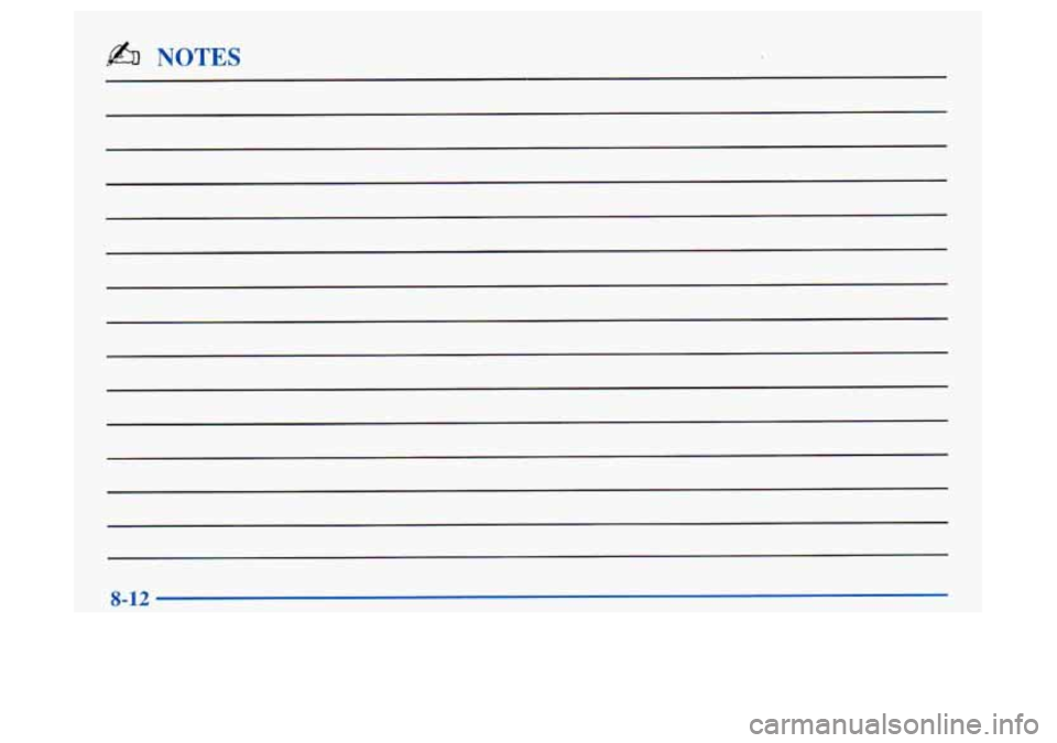 Oldsmobile Achieva 1997  Owners Manuals fi NOTES 
8-12  