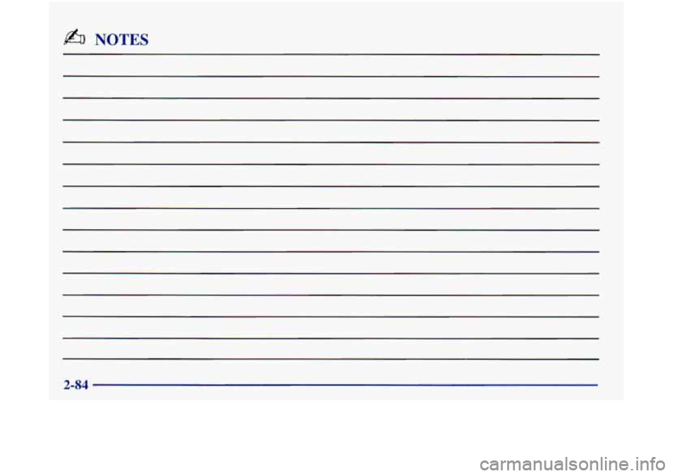 Oldsmobile Aurora 1998  Owners Manuals b NOTES 
2-84  