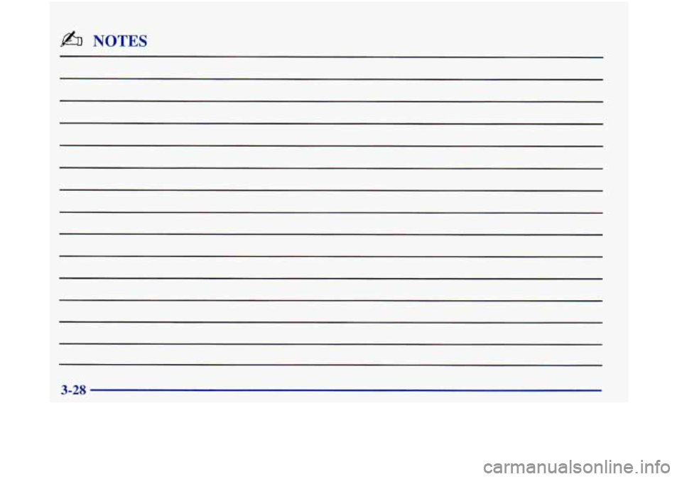 Oldsmobile Aurora 1998  Owners Manuals @b NOTES  