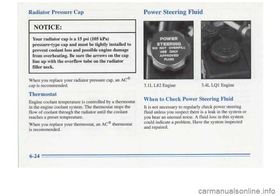 Oldsmobile Cutlass Supreme 1996  Owners Manuals 