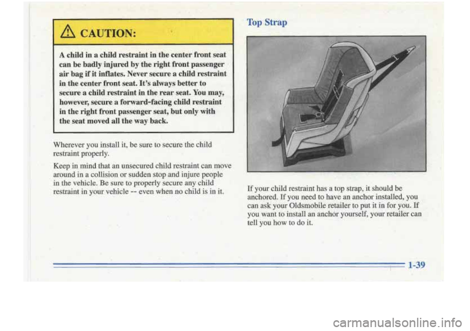 Oldsmobile Cutlass Supreme 1996  s Service Manual 