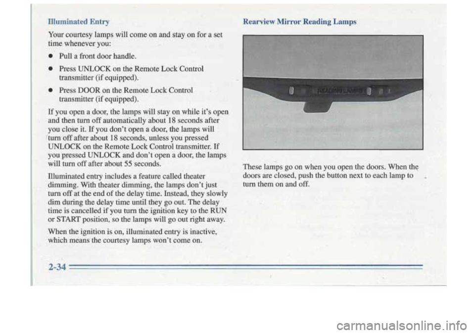 Oldsmobile Cutlass Supreme 1996  s Owners Manual I  