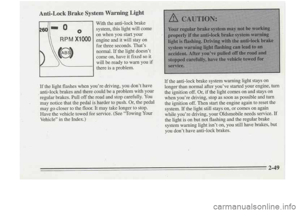 Oldsmobile Cutlass Supreme 1995 Owners Manuals Oldsmobile Cutlass Supreme 1995 Owners Manuals