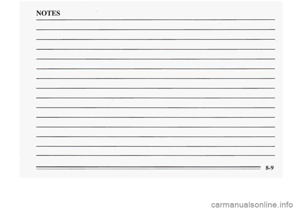 Oldsmobile Cutlass Supreme 1995 Owners Manuals NOTES Oldsmobile Cutlass Supreme 1995 Owners Manuals NOTES