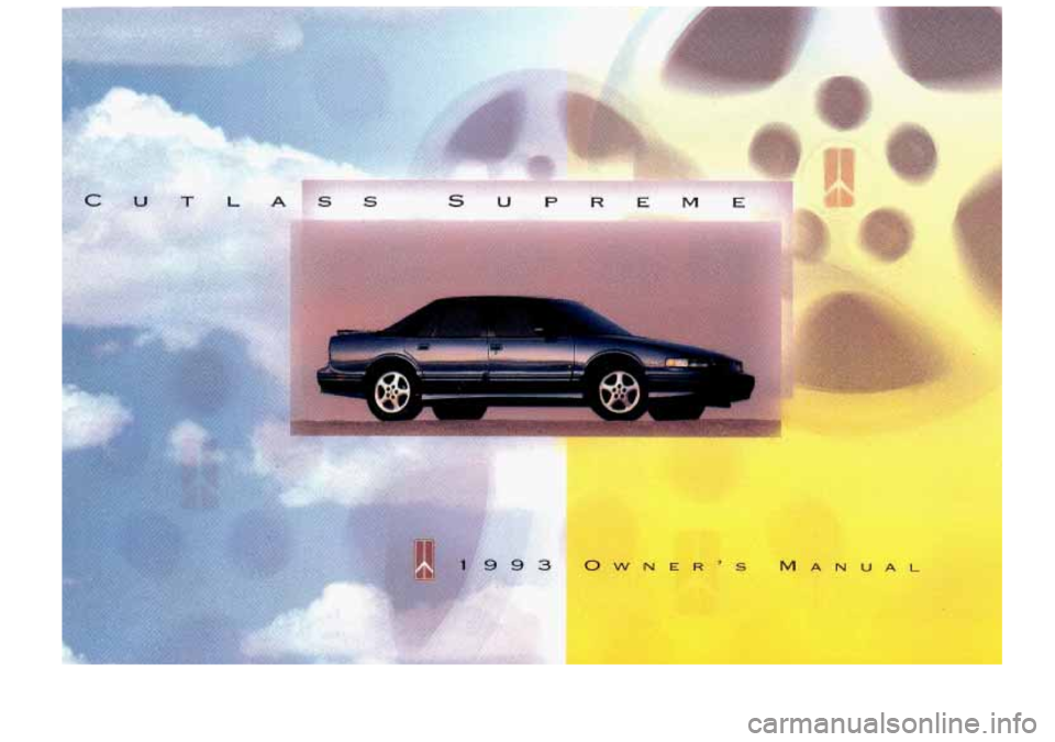 Oldsmobile Cutlass Supreme 1993  Owners Manuals 