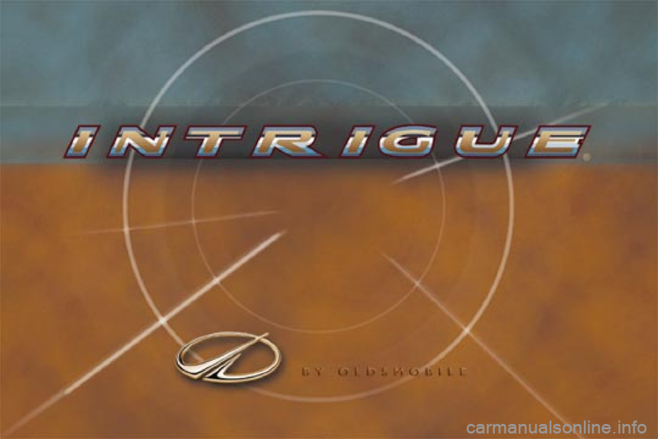 Oldsmobile Intrigue 2000  Owners Manuals 