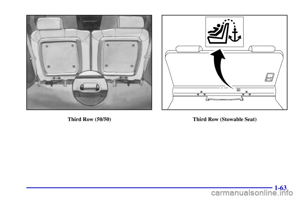 Oldsmobile Silhouette 2001 s Manual PDF 1-63
Third Row (50/50)Third Row (Stowable Seat) Oldsmobile Silhouette 2001 s Manual PDF 1-63
Third Row (50/50)Third Row (Stowable Seat)