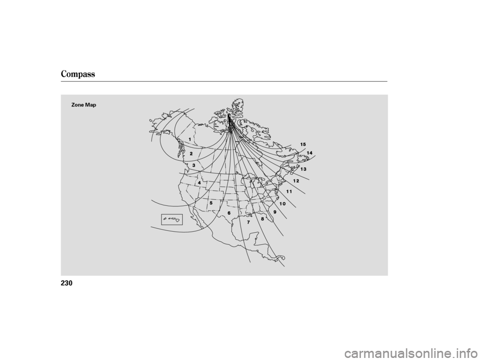 Acura TL 2007  Owners Manual Compass
230
Zone Map
——
y

y
(%yy 