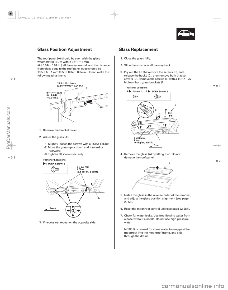 ACURA CSX 2006  Service Repair Manual ´µ
´µ
´µ ´ µ

Î
(#
") Î

(#
 )
´µ ´µ
´µ ´
µ
20-5520-55
Gla