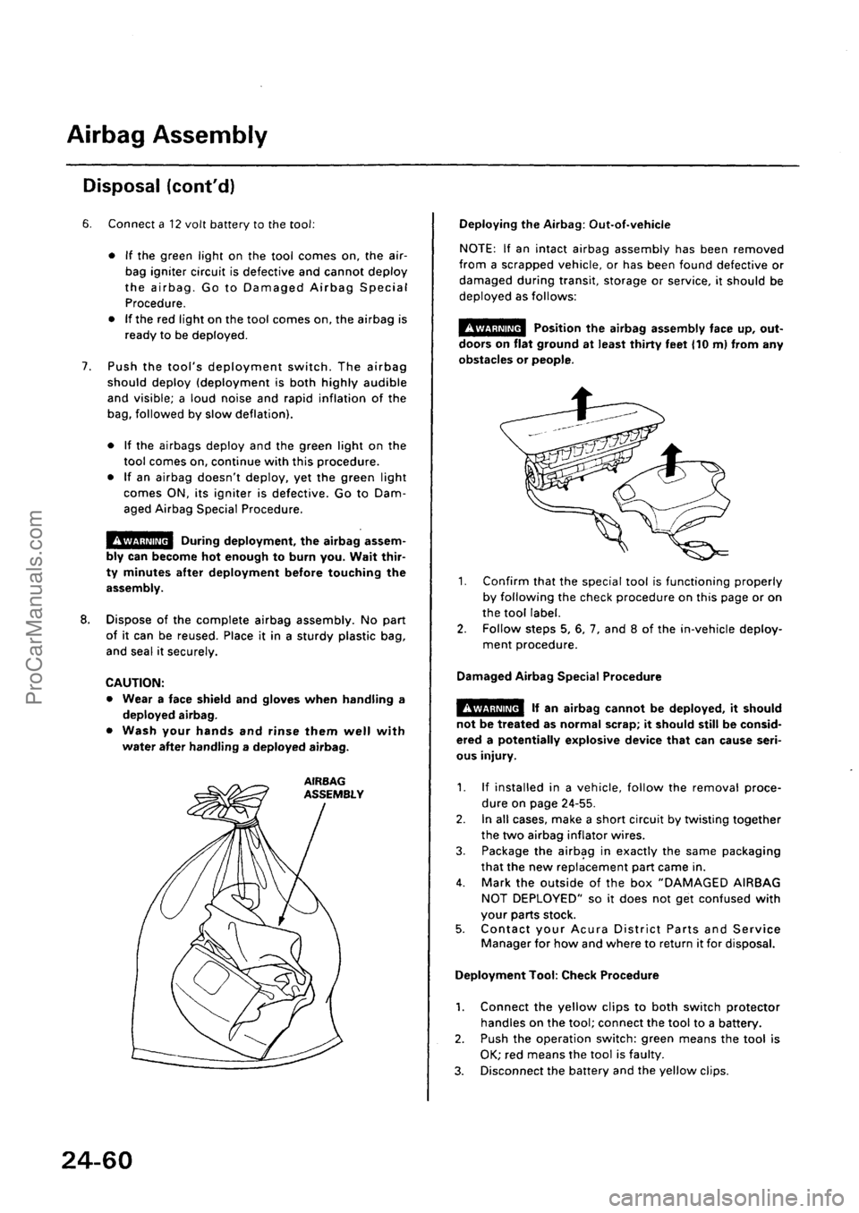 ACURA EL 1997  Service Repair Manual ProCarManuals.com 