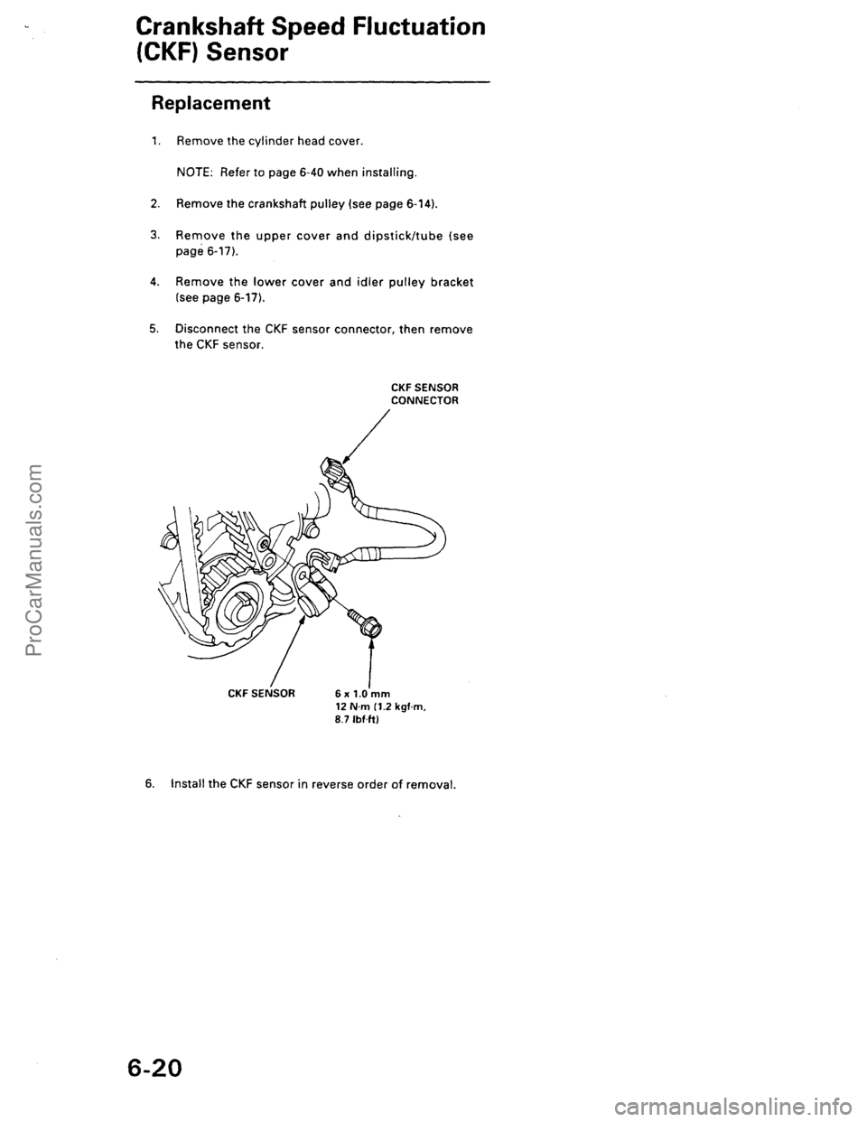 ACURA EL 1997 Service Repair Manual ProCarManuals.com ACURA EL 1997 Service Repair Manual ProCarManuals.com