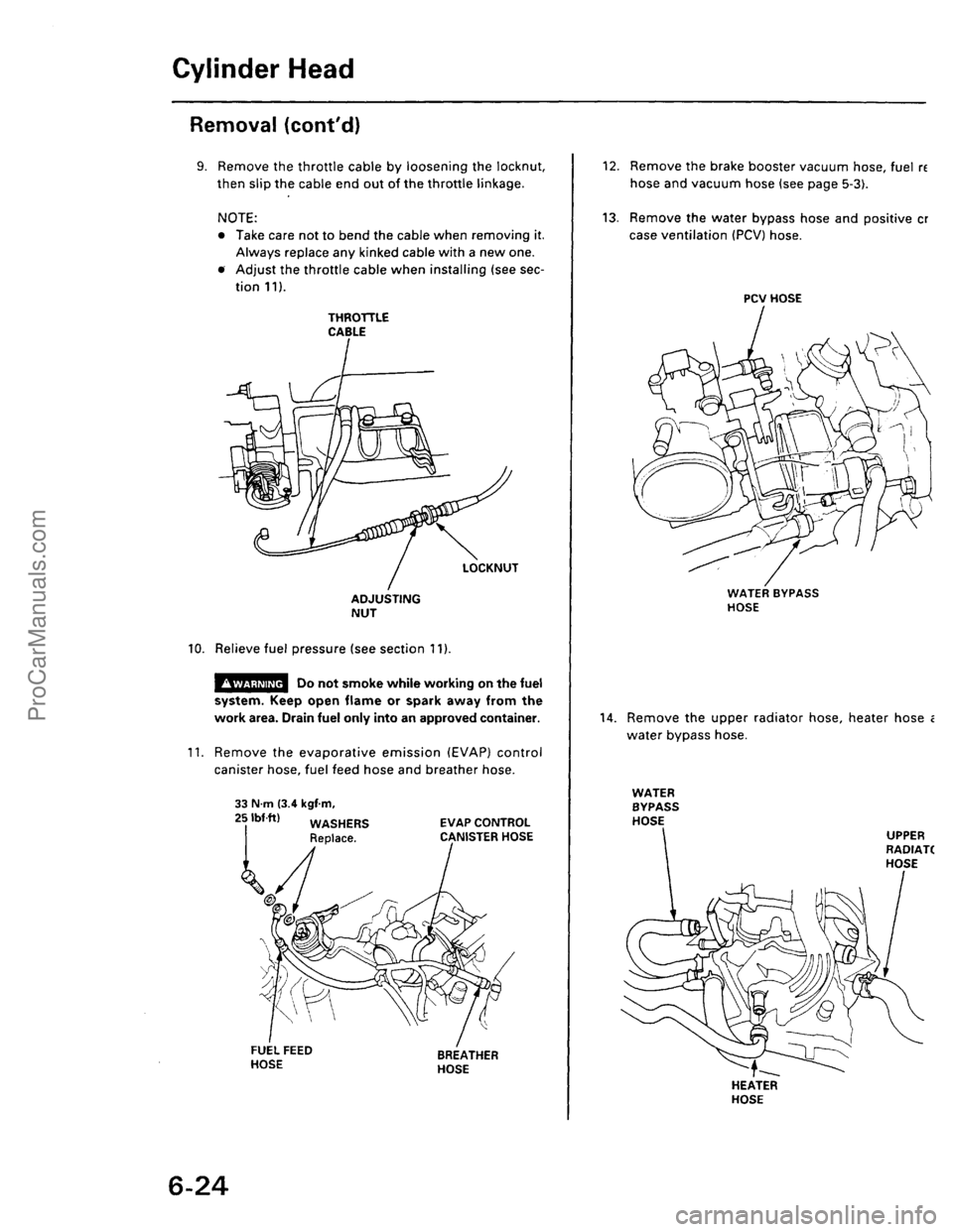 ACURA EL 1997 Service Repair Manual ProCarManuals.com ACURA EL 1997 Service Repair Manual ProCarManuals.com