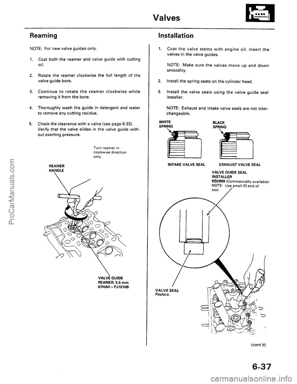 ACURA EL 1997 Service Repair Manual ProCarManuals.com ACURA EL 1997 Service Repair Manual ProCarManuals.com